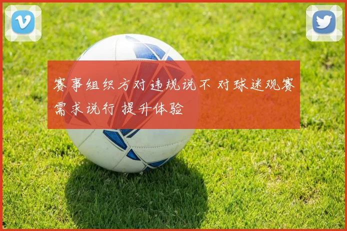 赛事组织方对违规说不 对球迷观赛需求说行 提升体验